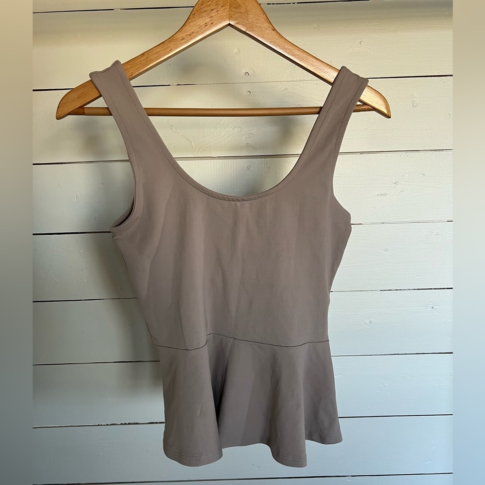 Bebe Taupe Tank Top